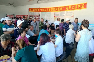 農(nóng)工黨牡丹江市委會(huì)開(kāi)展惠民免費(fèi)義診健康咨詢服務(wù)活動(dòng)